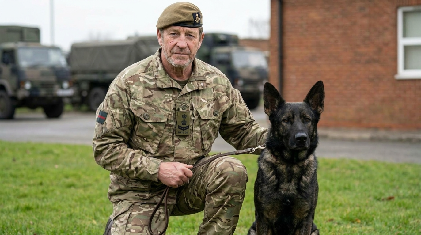 Portrait of author and former K9 trainer Cal Whitaker